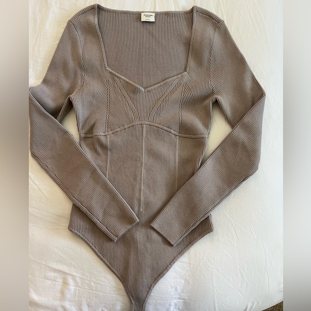 Abercrombie Knitted Long Sleeve Bodysuit